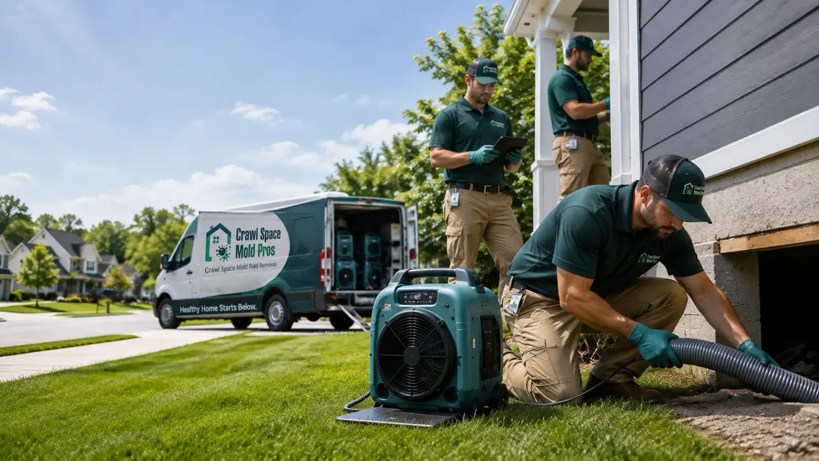 Crawl Space Mold Removal in Opdyke, IL